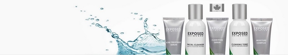 Exposed Skin Care Canada - website header